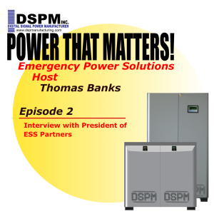 Power that Matters! Episode 2: with President of ESS Partners