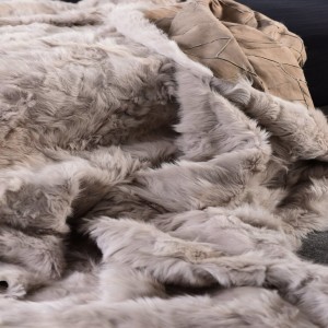 Luxury Real Fur Blankets, Throws and Pillows made with Authentic Toscana Sheep Fur