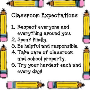 Primary Classroom Rules