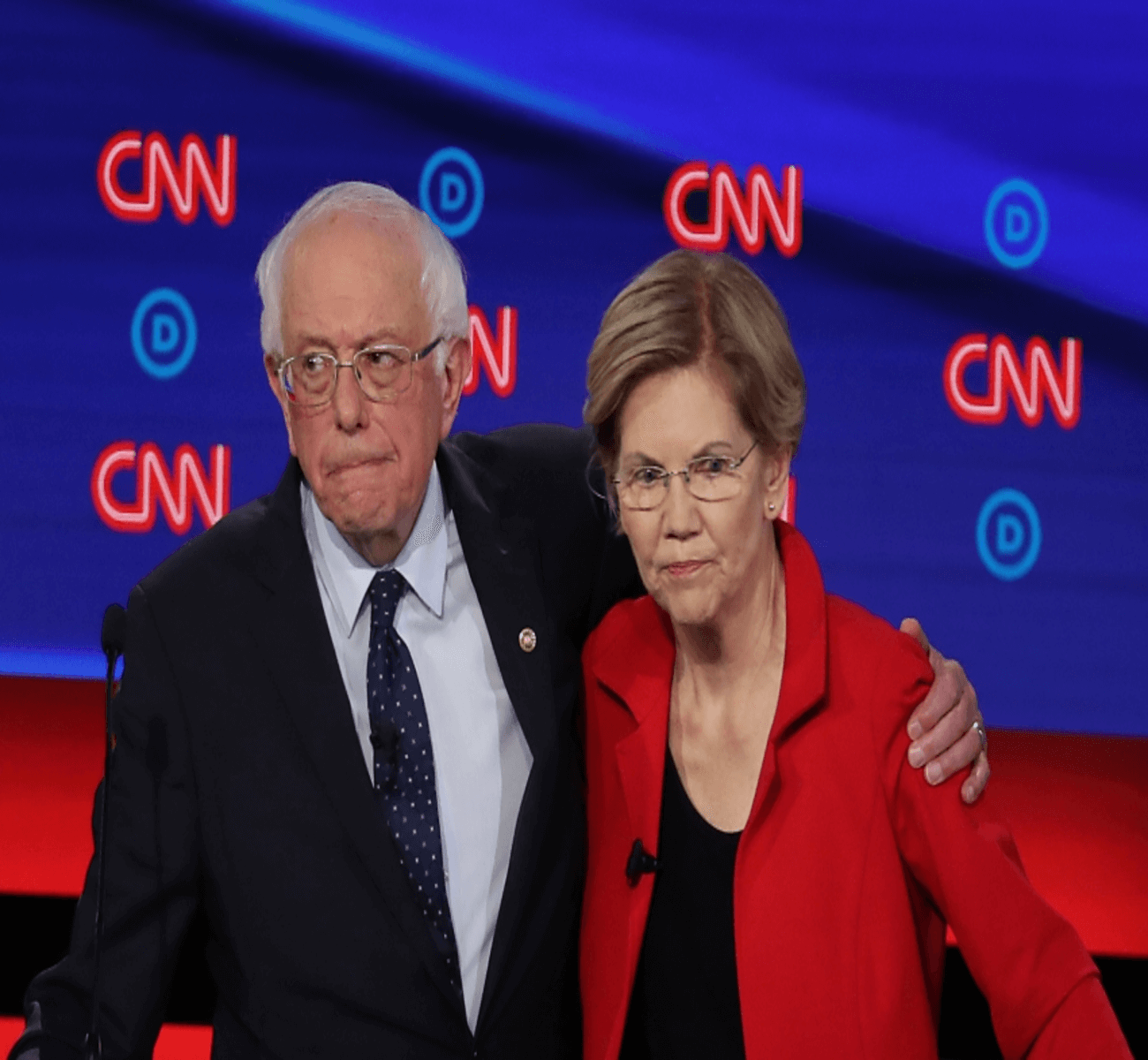 Bernie Sanders stops by, followed by an unknown woman from a neighbourhood welcome committee with her review of Nordstrom Local