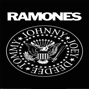 The logo for The Ramones, fusion reaction for all, and Tim's cranky commentary on Jolynn's news reporting