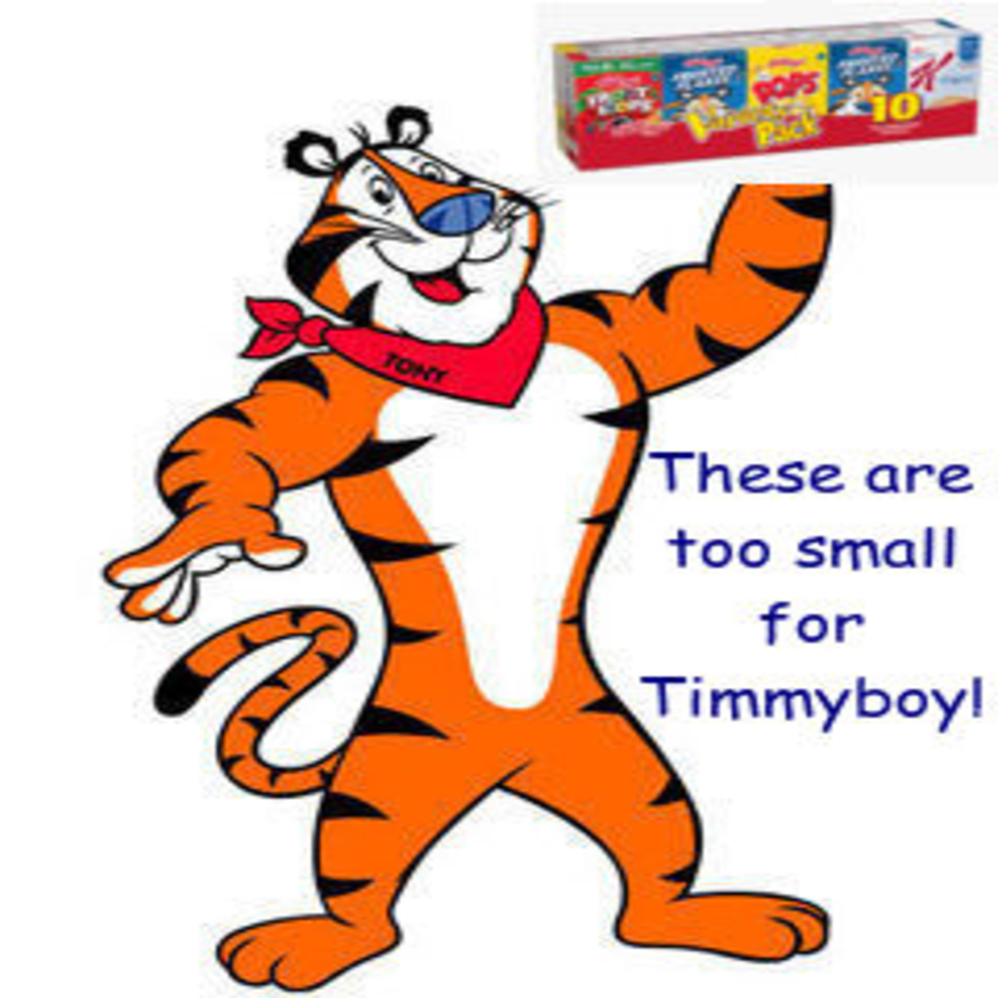 Waiting for fireworks, and Tim's history with Tony the Tiger and Santa Claus