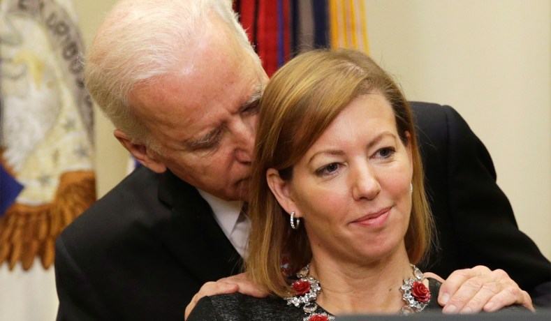 A surprise interruption from Joe Biden