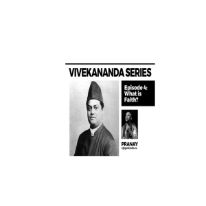 Vivekananda: ‘What is Faith?’