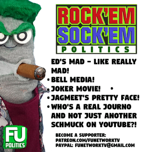 EP #10 - ROCK 'EM SOCK 'EM POLITICS - WHO'S A REAL JOURNO?! ANTI-VAXXER IDIOTS! JOKER MOVIE! PRETTY JAGMEET!