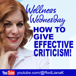 HOW TO GIVE EFFECTIVE CRITICISM!