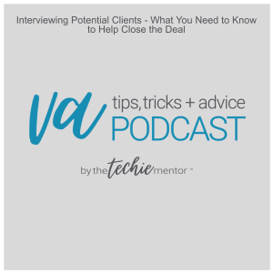 VATTA #8: Interviewing Potential Clients - What You Need to Know to Help Close the Deal