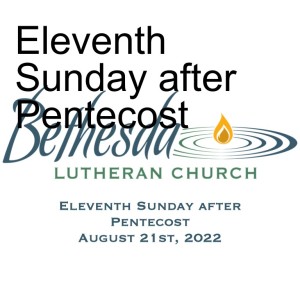 Eleventh Sunday after Pentecost