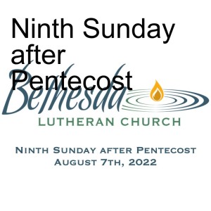 Ninth Sunday after Pentecost