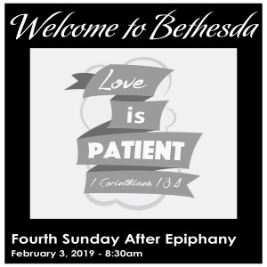 The 4th Sunday after Epiphany "Are You Loving Well?" by Pastor Sarah Schaffner 2.3.19