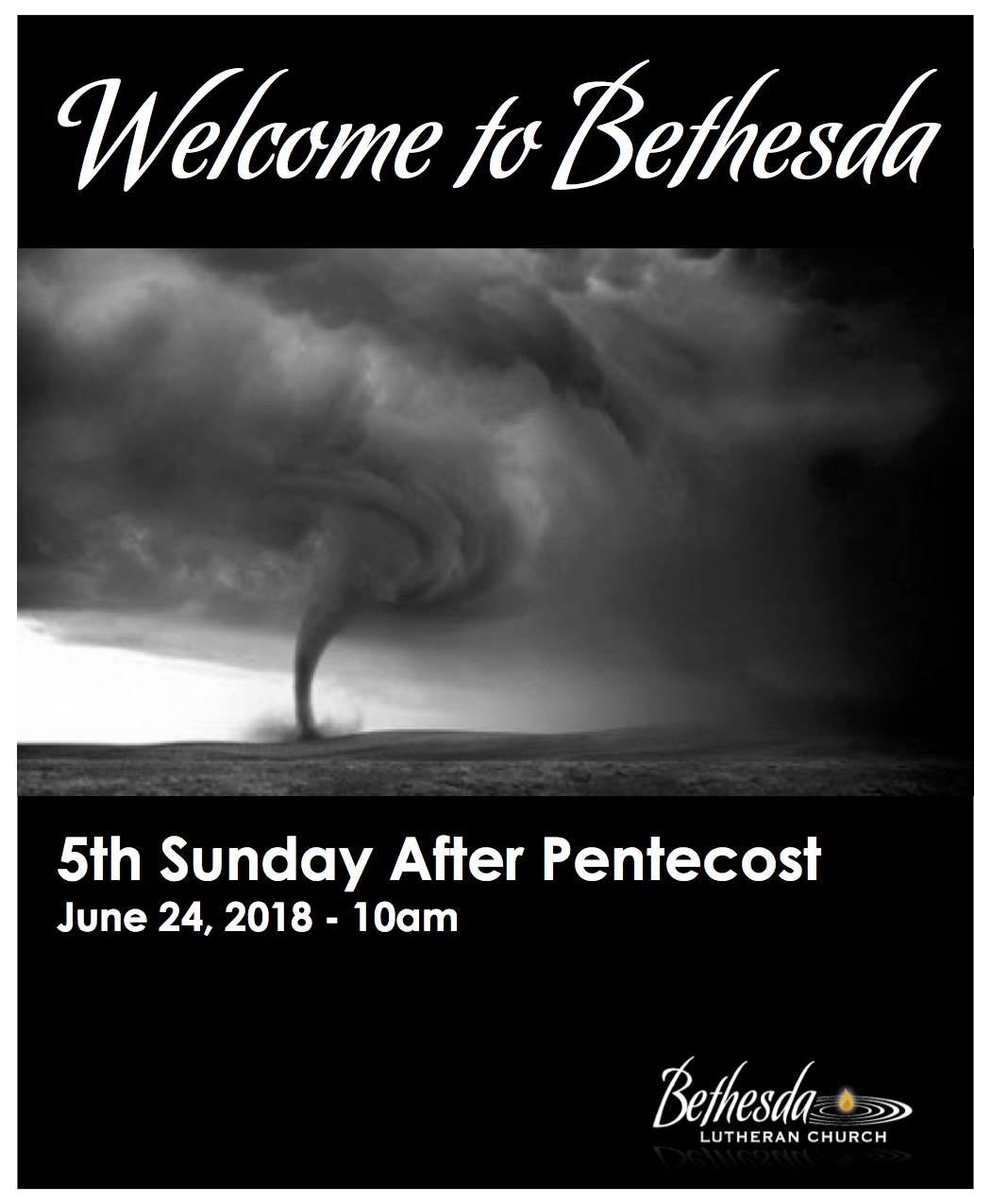 The 5th Sunday after Pentecost “A Whirlwind Response” by Pastor Tom Welch 6.24.2018