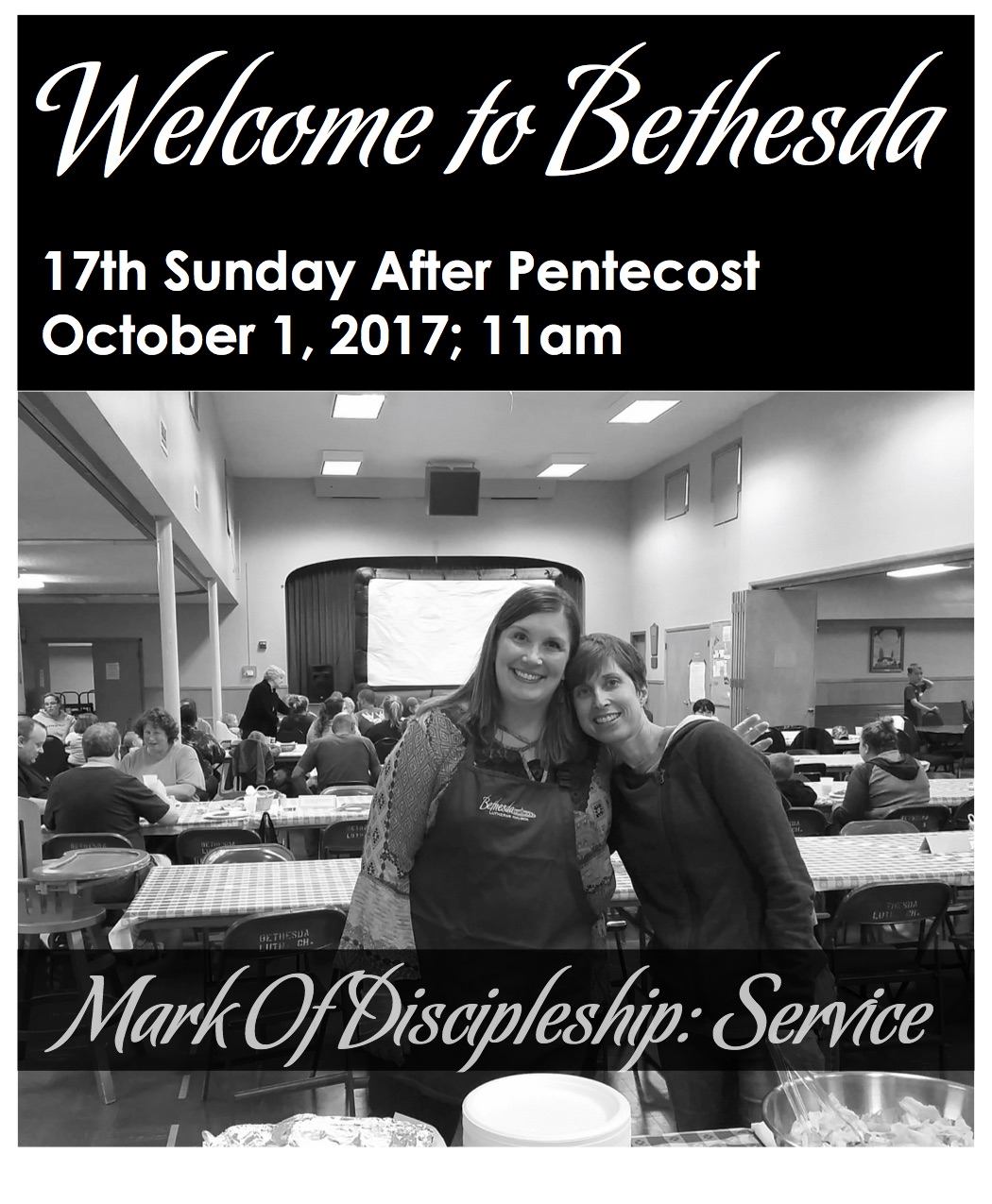 The Fourth Mark of Discipleship: Serving In and Beyond the Congregation	“Take a Knee” -Pastor Tom Welch 10.1.2017
