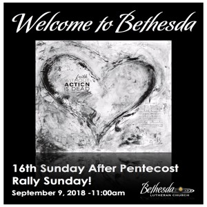 The 16th Sunday after Pentecost "All the difference in the World" by Pastor Sarah Schaffner 9.9.18