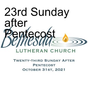 23rd Sunday after Pentecost