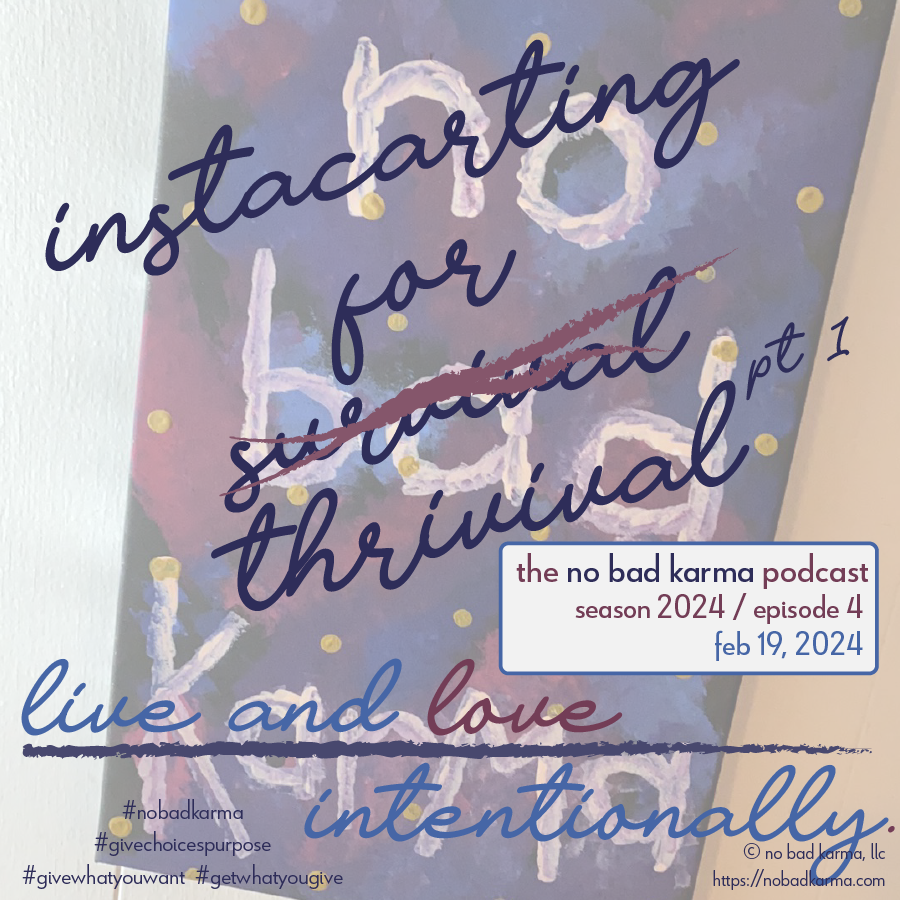 cover of episode instacarting for survival & thrivival - pt 1