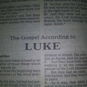 December 4, 2019 The Gospel of Luke chapter 4