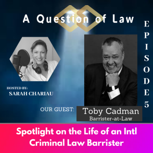 Spotlight on the life of an Intl Criminal Law Barrister