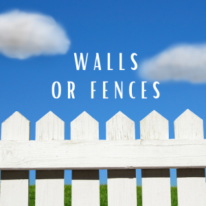 Walls or Fences - A Boundaries Metaphor