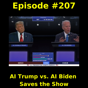 Episode #207: AI Trump vs. AI Biden Saves the Show