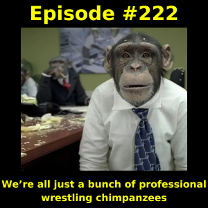 Episode #222: We’re all just a bunch of professional wrestling chimpanzees