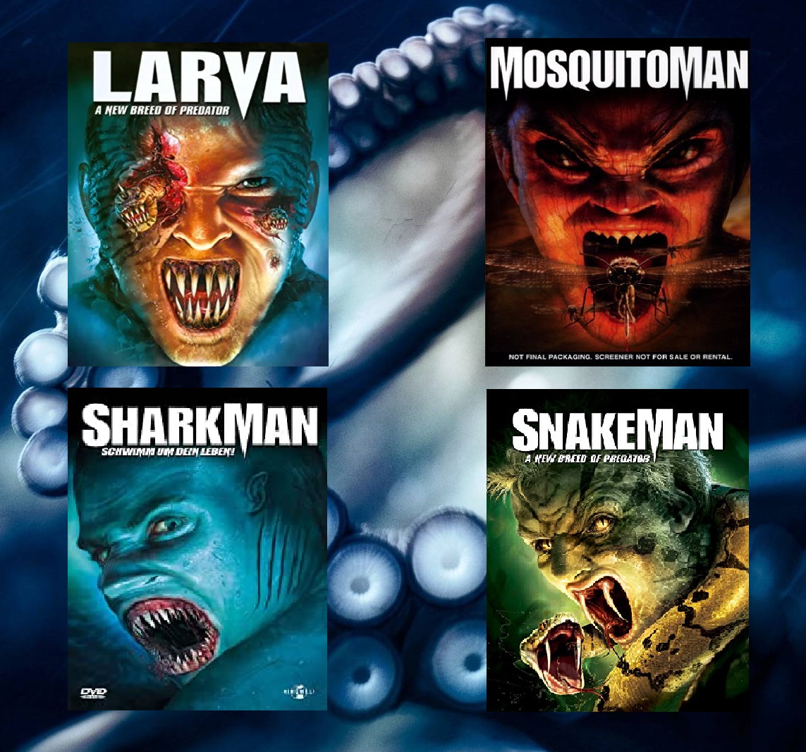A Nu Breed Of Predator: LARVA, MOSQUITO MAN, SHARKMAN & SNAKEMAN