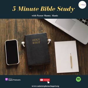 5-Minute Bible Study Podcast - Lesson 41 (John 5:41--47)