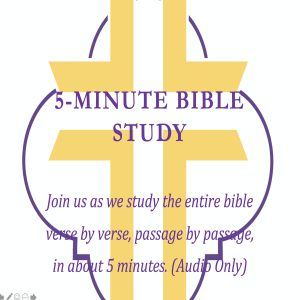 5-Minute Bible Study Podcast - Lesson 8 (John 1:35-42)