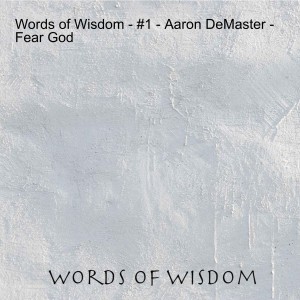 Words of Wisdom - #1 - Aaron DeMaster - Fear God