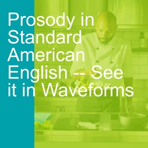 Prosody in Standard American English -- See it in Waveforms
