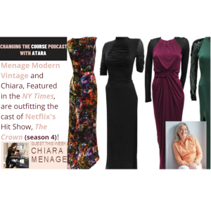 Menage Modern Vintage and Chiara, featured in the NY Times, are outfitting the cast of Netflix's hit show, The Crown!