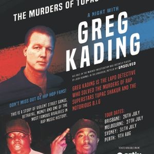 California to Australia love - Greg Kading and Mob James spoken tour