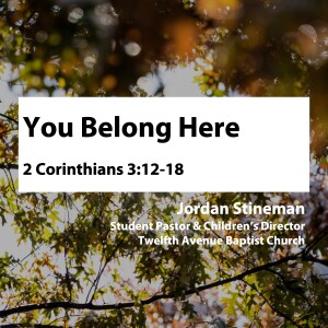 You Belong Here • Jordan Stineman