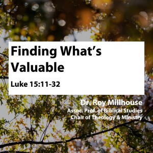 Finding What’s Valuable • Dr. Roy Millhouse