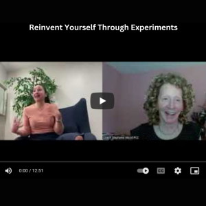 Reinvent Yourself Through Experiments