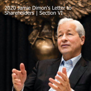 2020 Jamie Dimon's Letter to Shareholders | Section VI