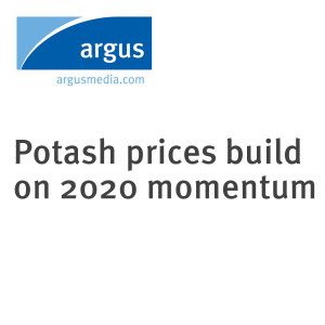 Potash prices build on 2020 momentum