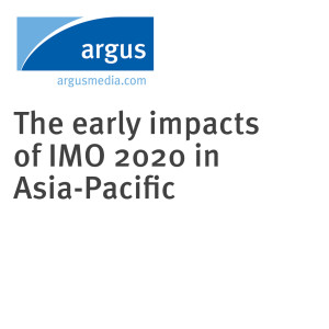 The early impacts of IMO 2020 in Asia-Pacific