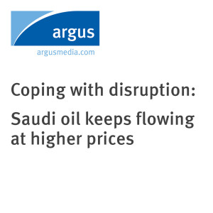 Coping with disruption: Saudi oil keeps flowing at higher prices