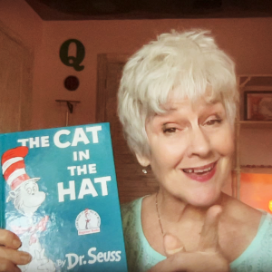 Lady Melody reads the Cat in the Hat.*A Parable for Our Time*