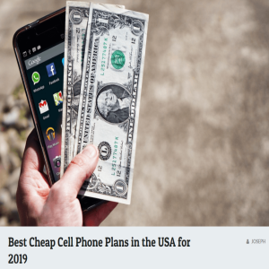 Best Cheap Cell Phone Plans in the USA for 2019