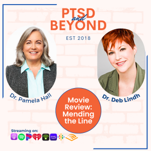 Dr. Pam Hall and Dr. Deb Lindh review Mending the Line