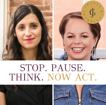 Stop. Pause. Think. Now. Act.®