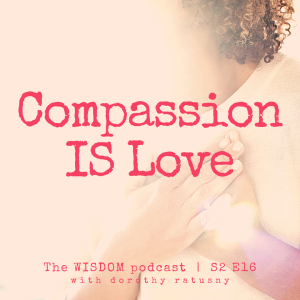Compassion IS LOVE + A Guided Meditation  | The WISDOM podcast  |  S2 E16