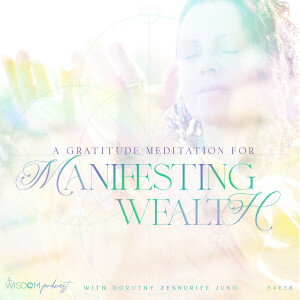 A Gratitude Meditation to Manifest Wealth  |  The WISDOM podcast  | S4 E38