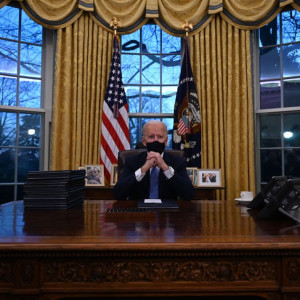 Om symboliken med utsmyckningen av Ovala rummet - Bidens installation och Trumps arv