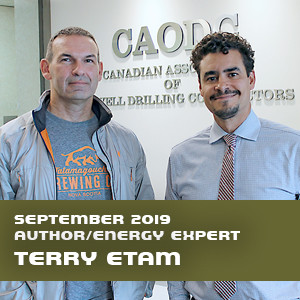 September 2019: Author and Energy Expert Terry Etam