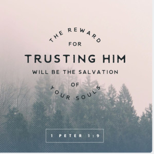 The reward for trusting is salvation