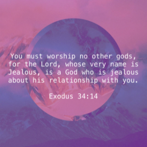 He is jealous for you