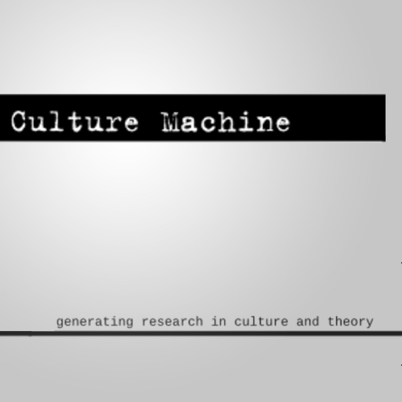 The Late Age of Print and the Future of Cultural Studies: Ted Striphas