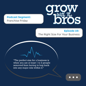 Episode 19: The Right Size For Your Business